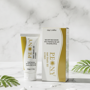 Peony Sun Block Cream SPF 60 | High Protection from UVA & UVB